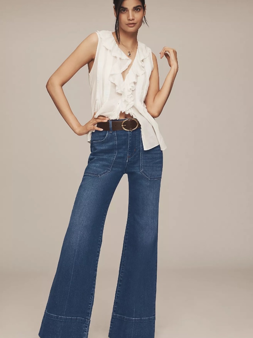 Anthropologie Pilcro Rylan Relaxed High-Rise Flare Jeans Women's 29